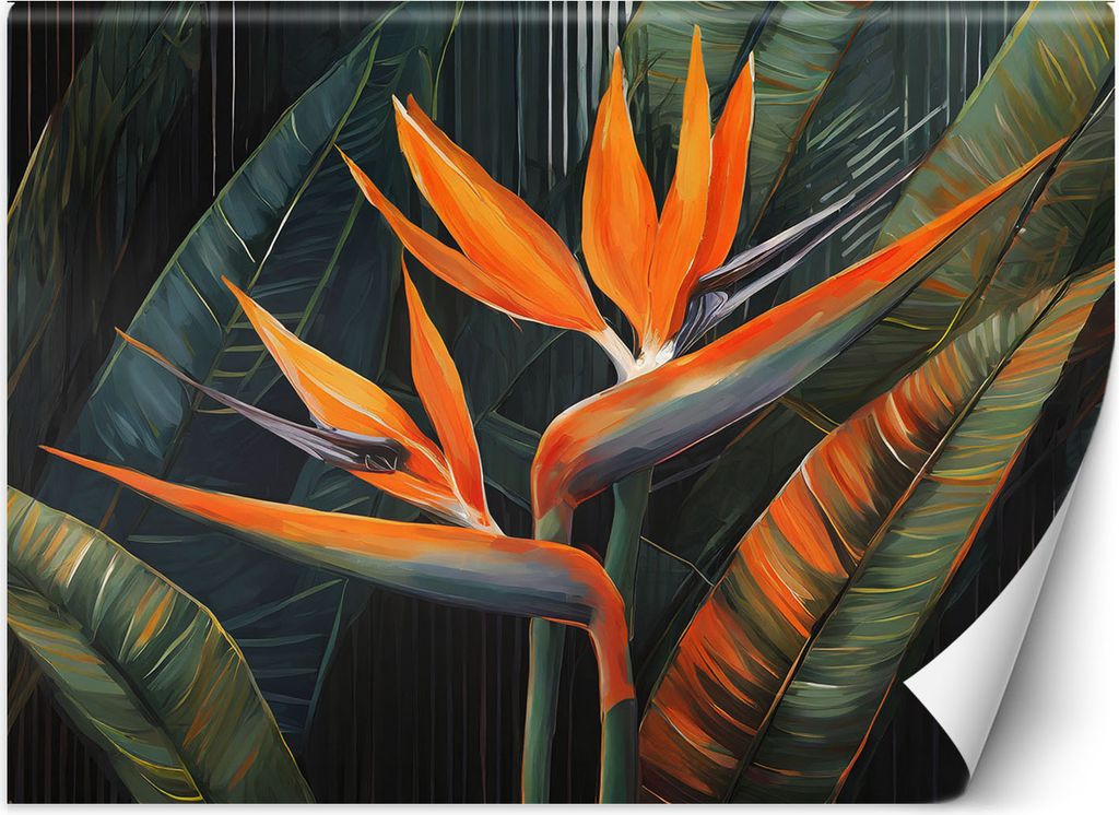 Vlies fototapete Pflanzen Botanik 250x175 cm Feeby Grün inkl. Kleber einfache Montage