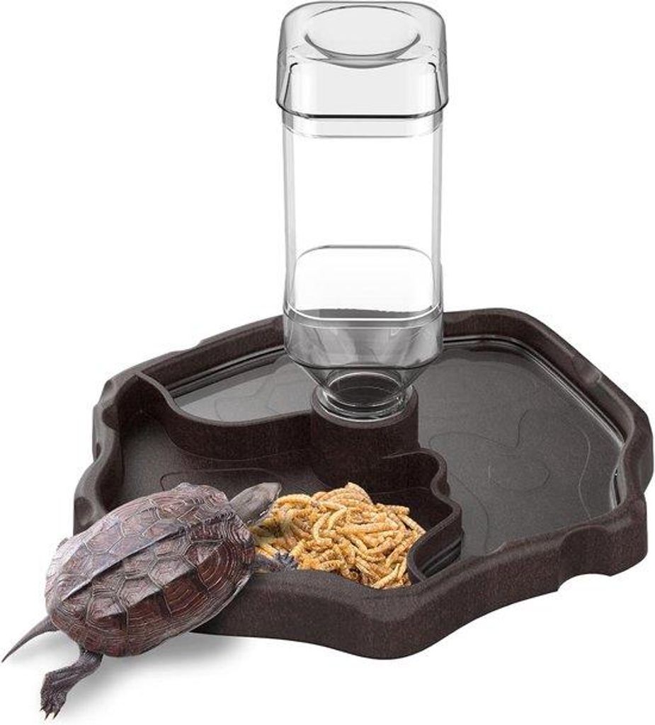 Automatische Wasserbehälter für Reptilien - Wasserdispenser für Schlangen, Echsen und Hagedissen