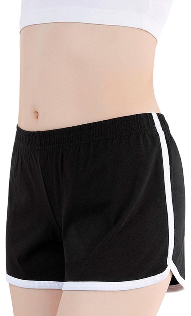 Damen Baumwollunterwäsche, atmungsaktiv, locker, lässig, Fitnessshorts, elastischer Bund, Sport-Boxershorts, Unterhosen