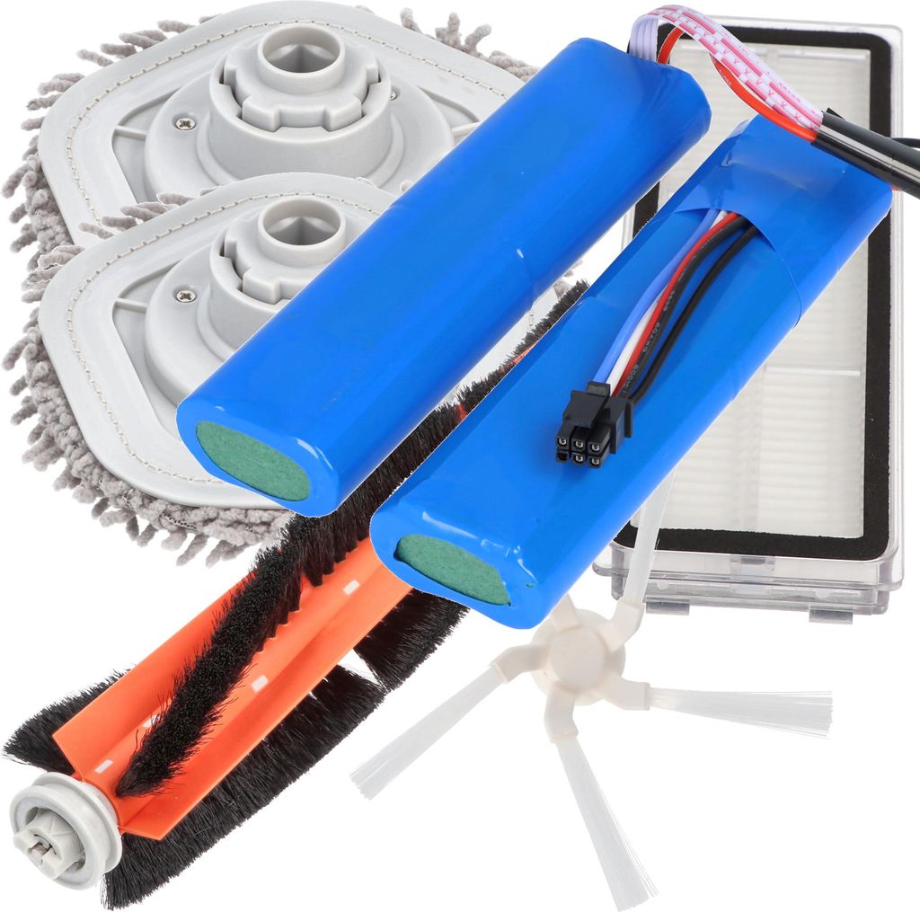 Ultra Reinigungsset für Dreame W10, Dreame W10s, Dreame W10 Pro bestehend aus Akku, Hauptbürste, Seitenbürste, Filter und zwei Stück Mikrofaser...