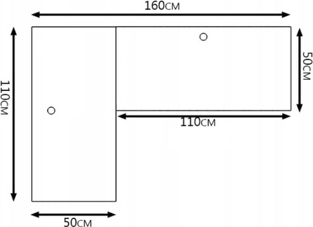 SKXMobel Eckschreibtisch, Schreibtisch L-Form bilateral, Produktbild 5