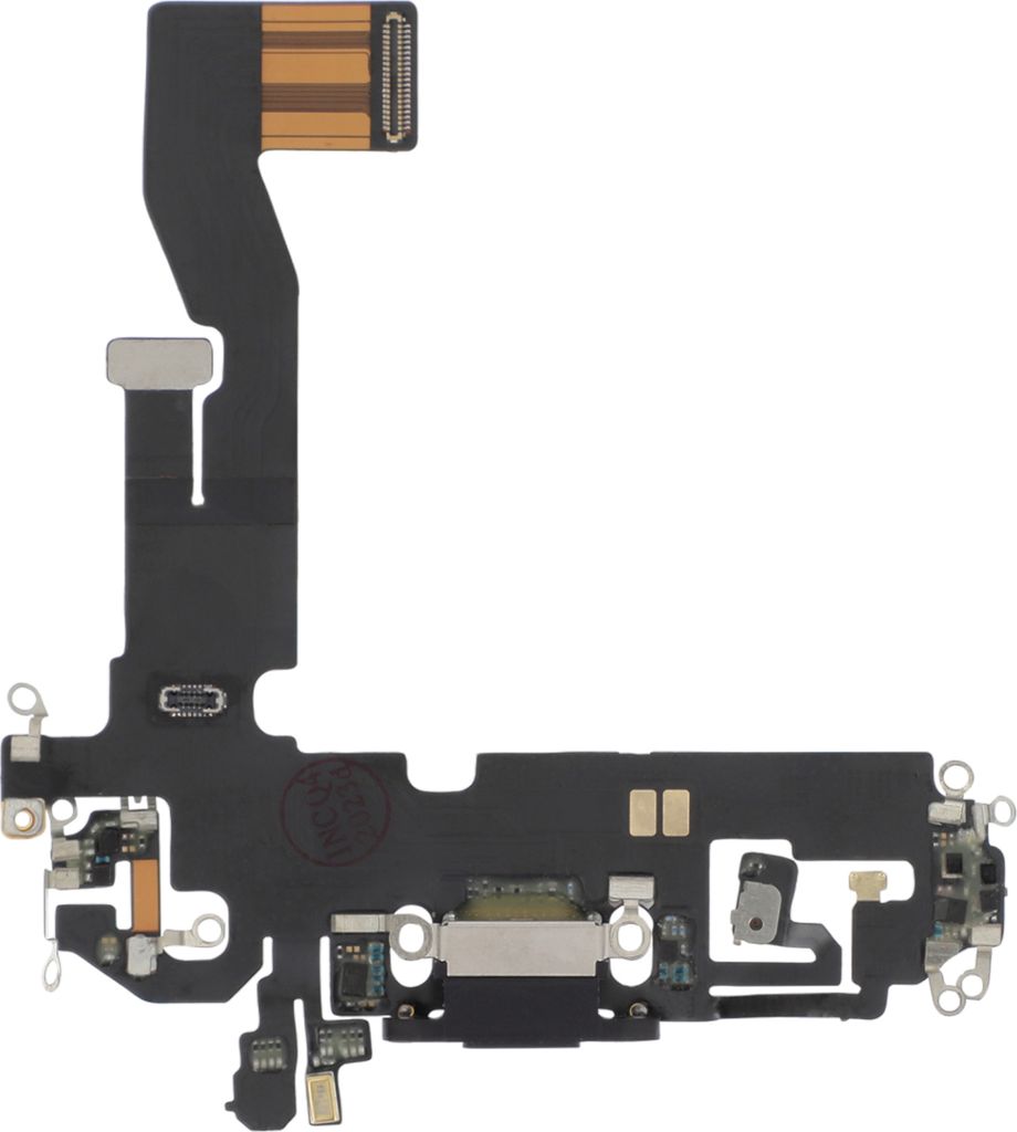 Clappio, Ladeanschluss für iPhone 12, 12 Pro, Lightning Anschluss + Mikrofon, Schwarz