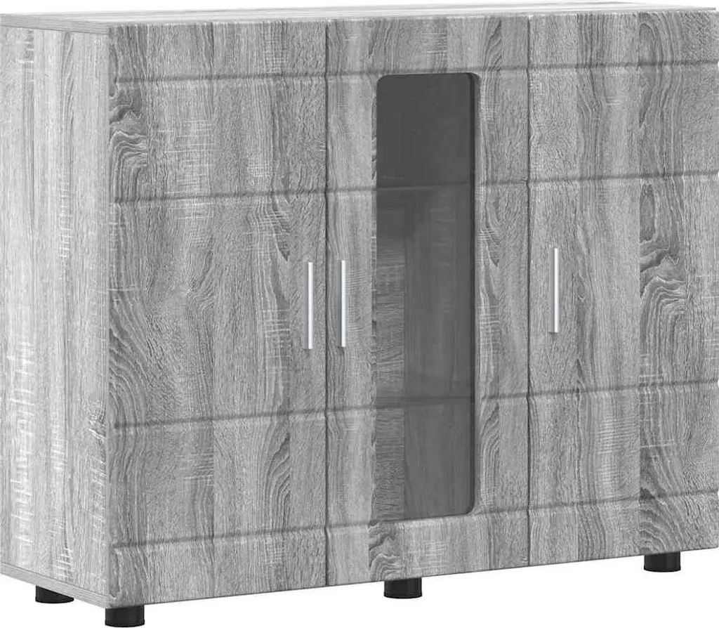 Mobiletto SYFAX™ Grigio Sonoma 88,5 cm | Arredo Minimalista Contemporaneo