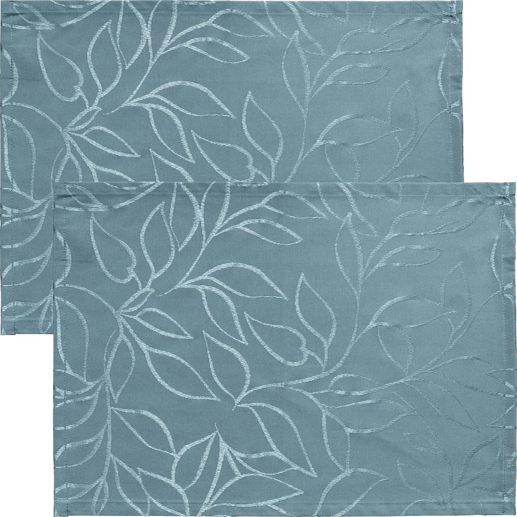 Erwin Müller Outdoor-Tischset Terrassa" 2er-Pack eisblau 35x50 cm"