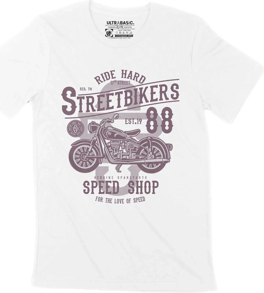 Herren Grafik T-Shirt Ride hard 17th streetbikers - für Radfahrer – Ride Hard 17th Streetbikers - For Bikers – Geschenk 17. Geburtstag Jahrest...