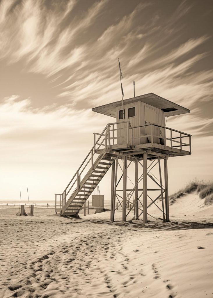 Plakat 50x70cm Dünenwächter