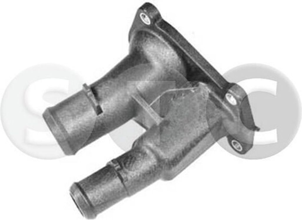 STC T403806 Kühlmittelflansch für FORD Fiesta Mk6 Schrägheck (JA8, JR8) Wasserflansch