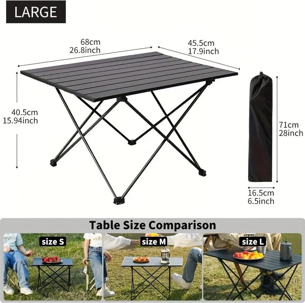 Table pliante solide en métal : la solution stable pour camping et jardin - 2