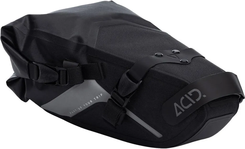 Sacoche selle Acid Pack Pro 6l noir pour bikepacking et sorties à la journée
