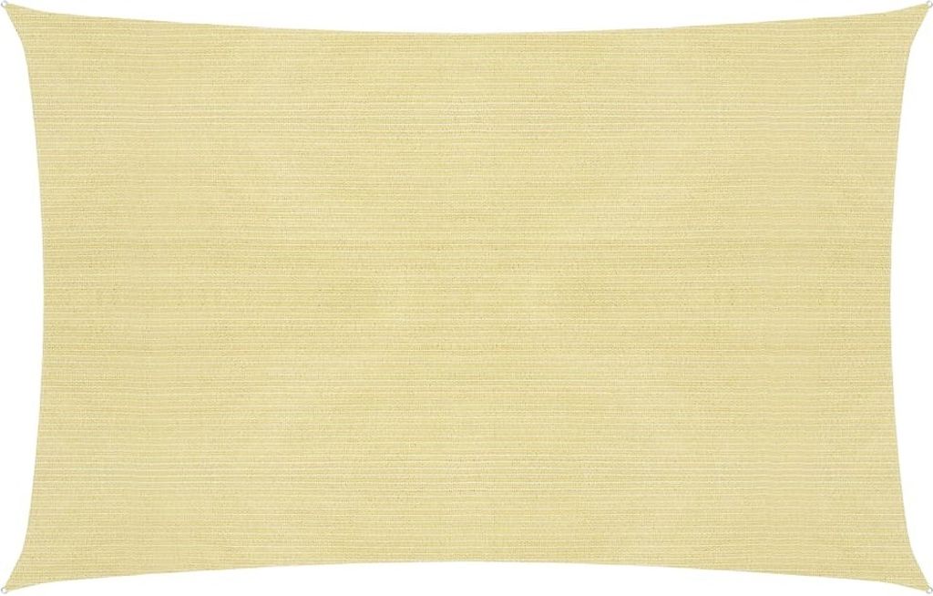 Sonnensegel 160 g/m² Beige 3x4 m HDPE