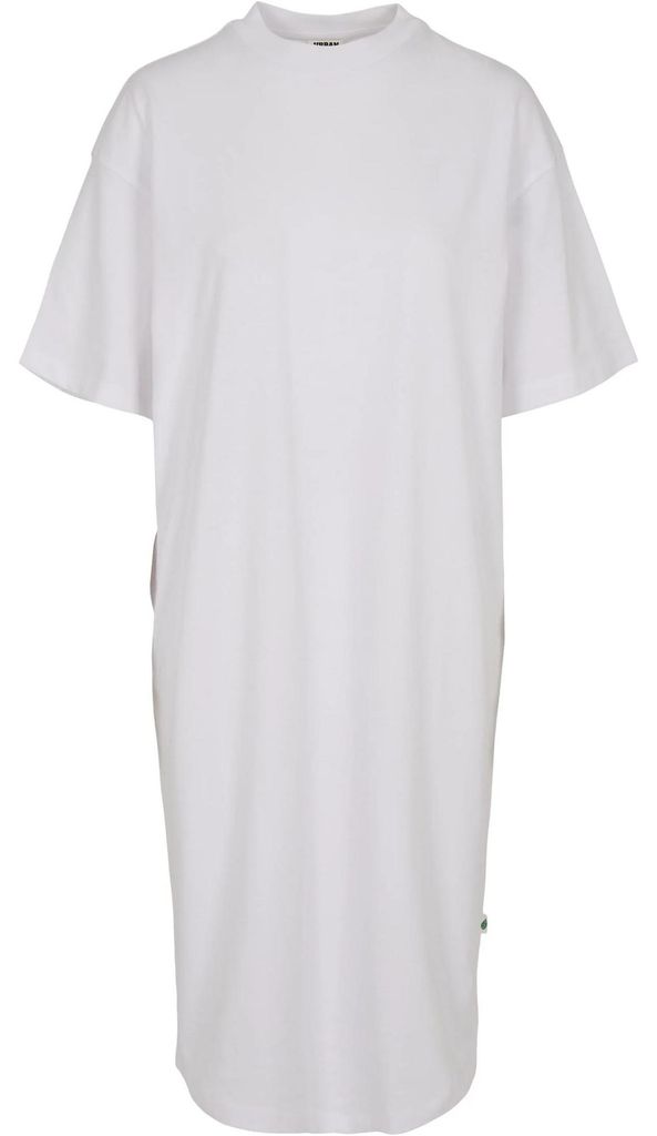 Urban Classics - T-Shirt-Kleid Baumwolle aus biologischem Anbau für Damen TN392 (S) (Weiß)