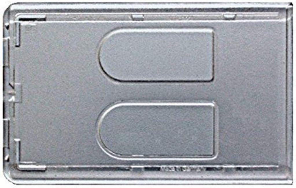 5x TRANSPARENT für ZWEI KARTEN Schutzhülle Kartenhülle Produktbild 