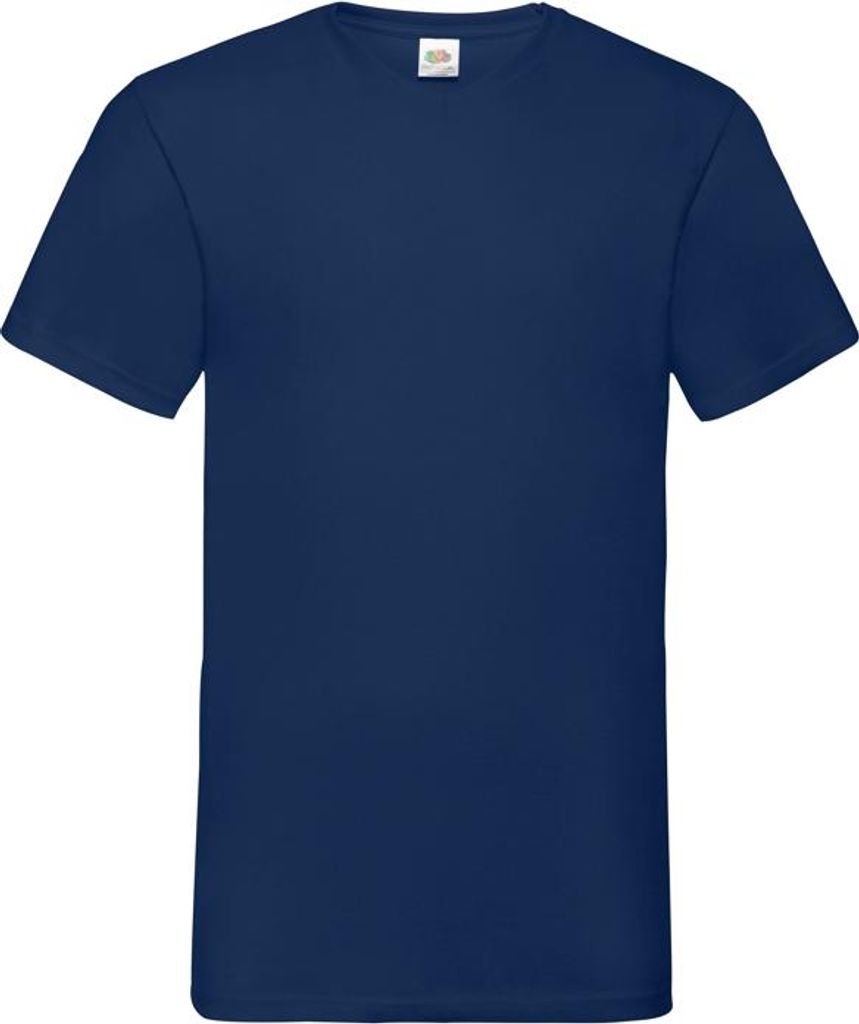 Herren-T-Shirt, V-Ausschnitt - FOL V NECK T - navy - Größe M