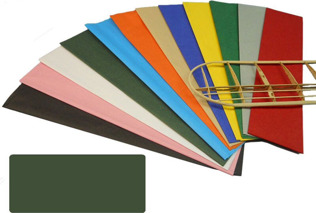 Krick Bespannpapier dunkelgrün 18g/qm 51x76 cm (2)
