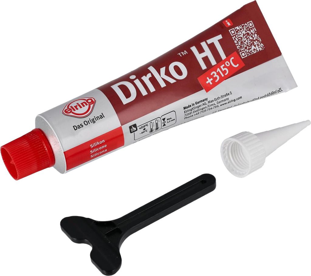 Dichtmasse Dirko HT, -60 bis +315°C, Rot - 70ml Produktbild 
