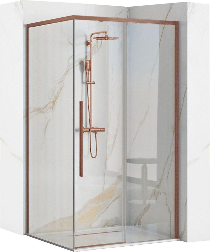 Cabina Doccia Rea Solar Brush Copper 90X90 Immagine del prodotto 