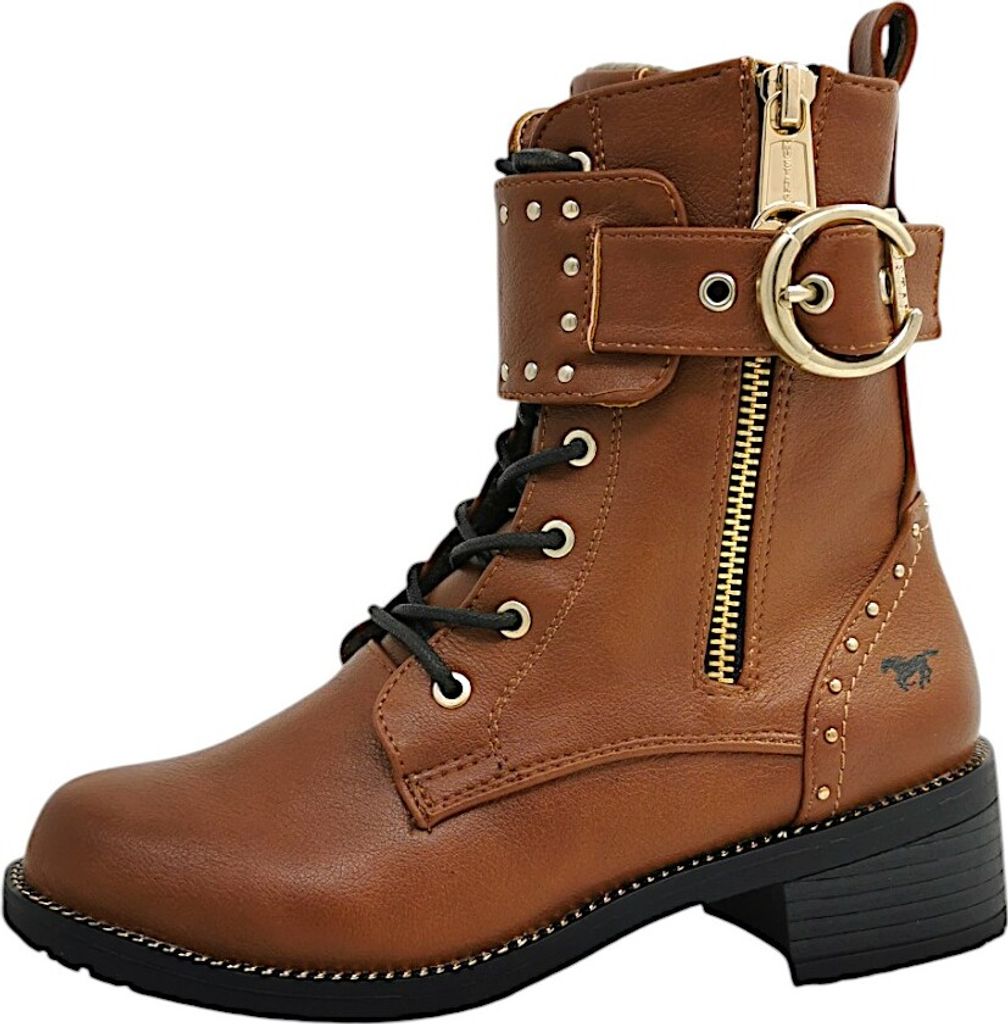 Mustang Schnürstiefel Braun in Gr. 40