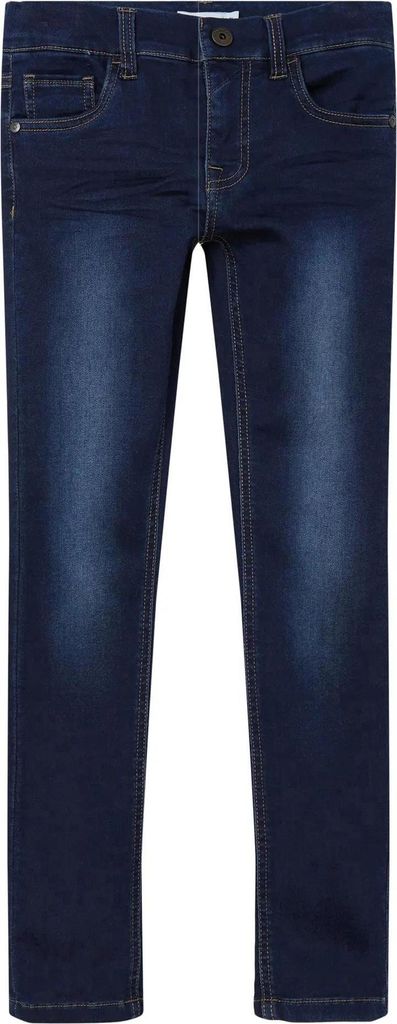 name it - NKMTHEO XSLIM SWE JEANS 3113-TH NOOS - Dark Blue Denim 134