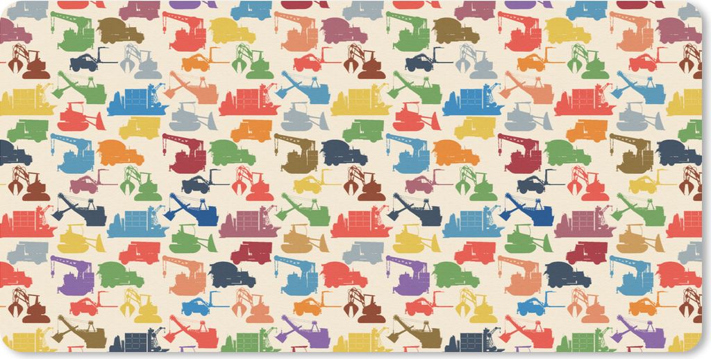 MuchoWow Mauspad Mousepad Muster - Kranich - Stiefel - Jungen - Kinder 60x30 cm - Mousepads - Maus Mat - Pad - Mausunterlage - Nachhaltig