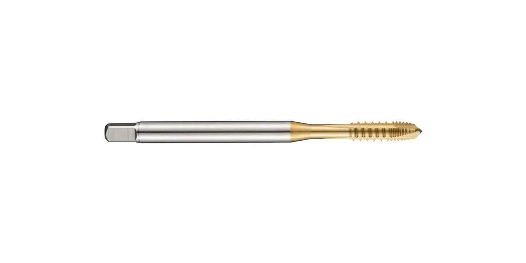Taraud machine DIN 371B Dormer E422 M6x1mm HSS-E-PM TiN haute précision