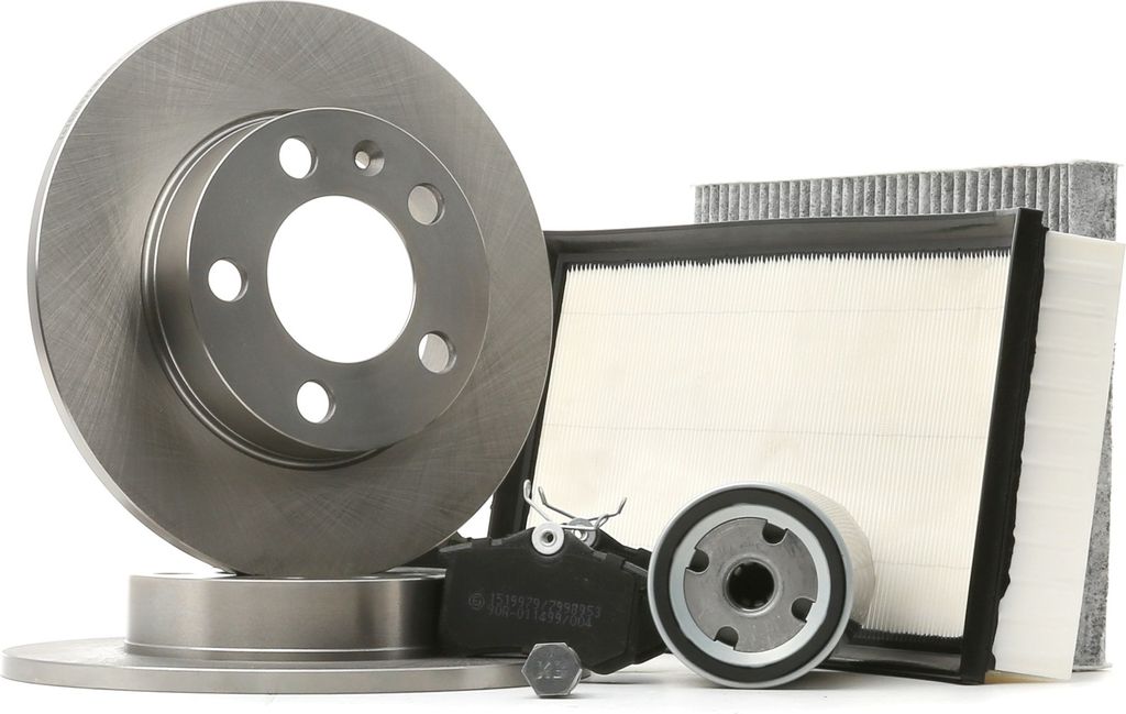 RIDEX Inspektionspaket Filterset für VW Golf IV Schrägheck (1J1) Golf IV Variant (1J5) Bora Limousine (1J2) Bora Variant (1J6) New Beetle Schräg...