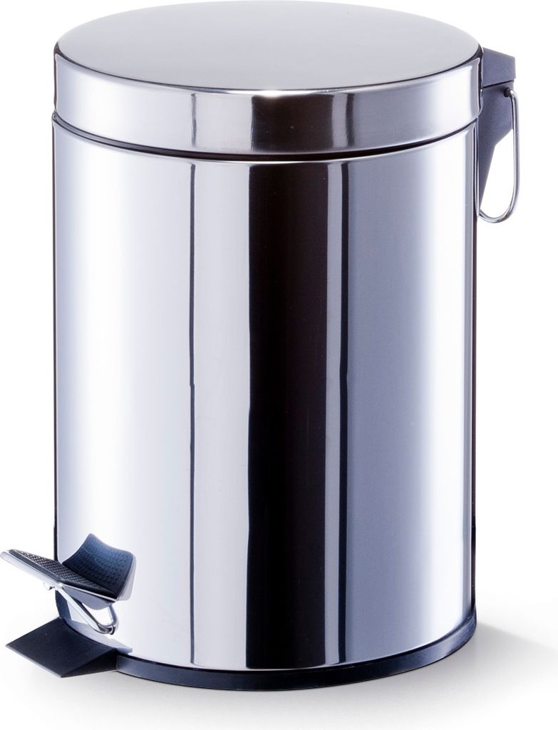 Zeller Treteimer, 5 ltr., Edelstahl Ø 22 x 29,3 cm Produktbild 