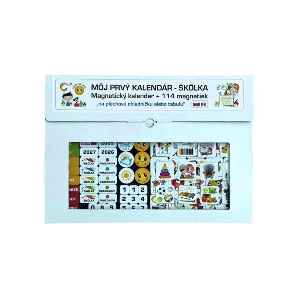Calendrier magnétique enfant 114 pcs - Apprendre les jours et mois