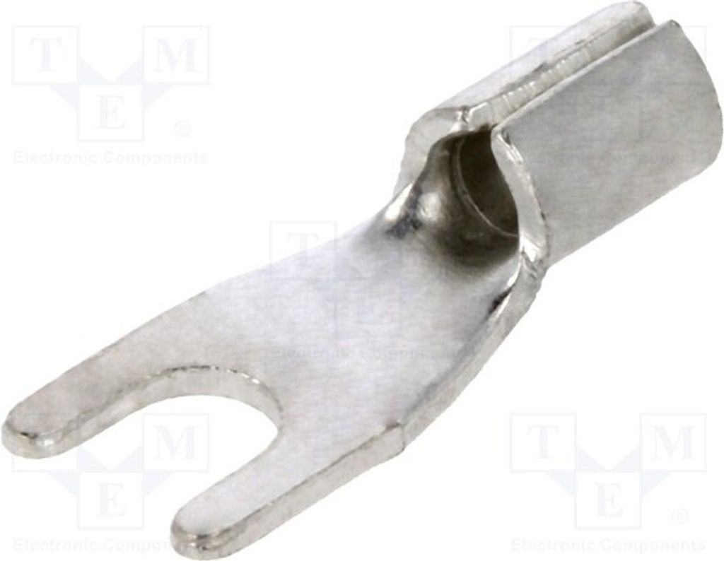 10x Kabelschuh: Gabel 0,25÷1,5mm2 M3 Klemmverbindung unisoliert BM 01108 isoliert(