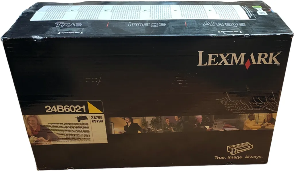 Toner Lexmark 24B6021 Jaune Idéal pour Graphiques et Documents Pro - A