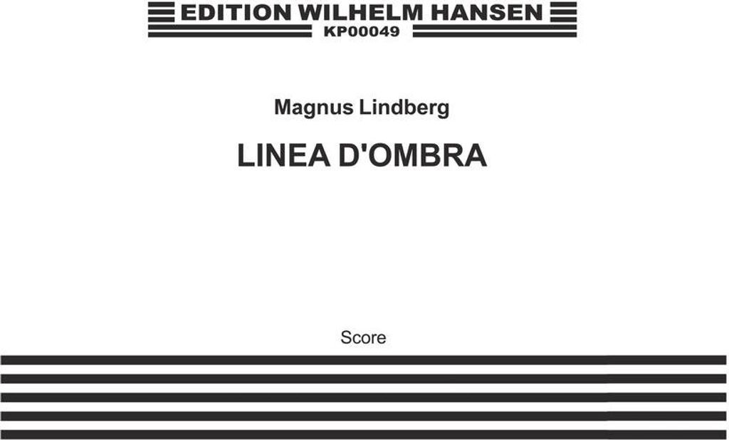 Linea d'Ombra for flute, alto saxophone, guitar and percussion score