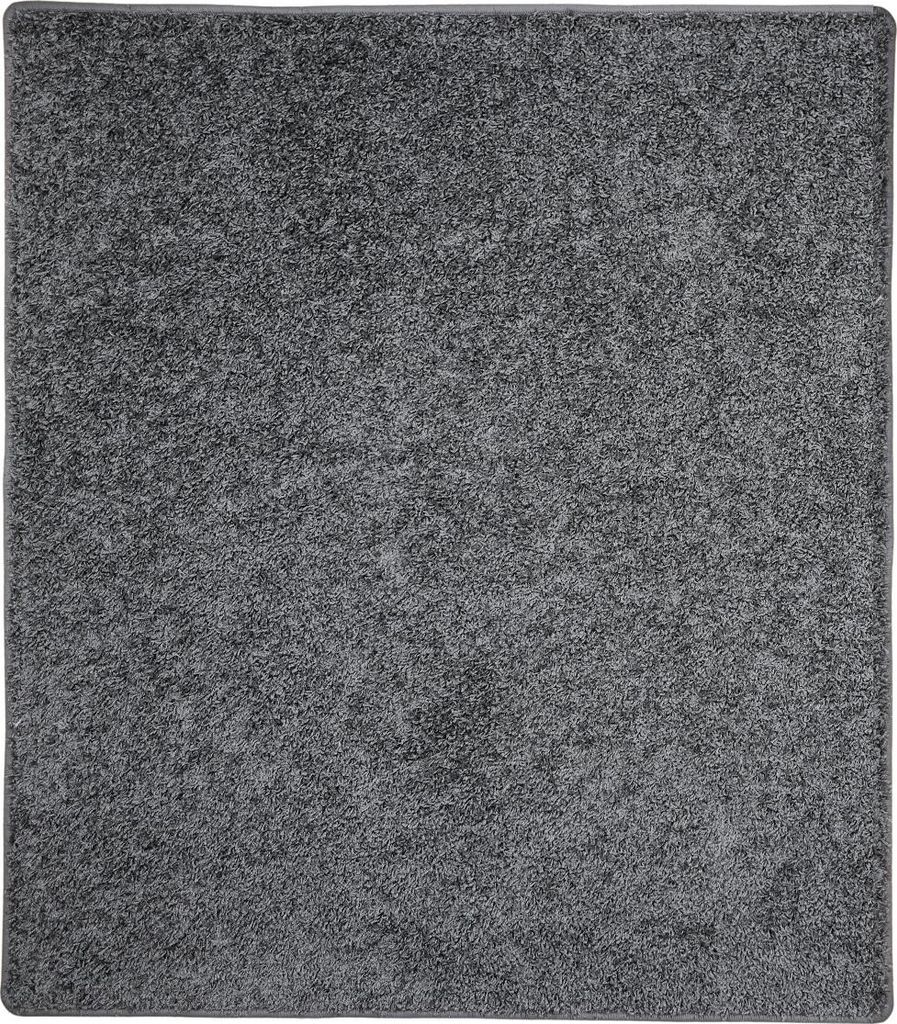 100x100 cm Teppich Color Shaggy grau Quadrat Produktbild 