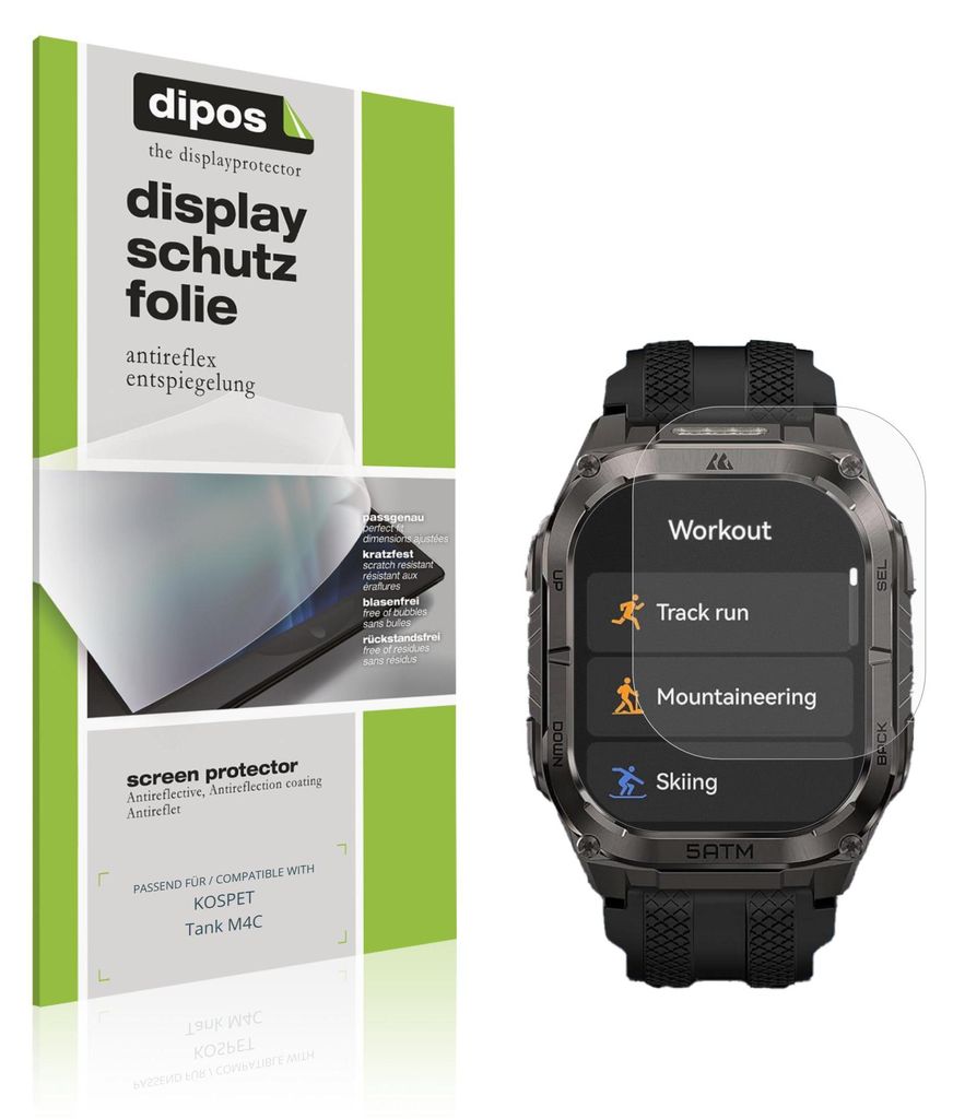 6x Schutzfolie für KOSPET Tank M4C matt Displayschutzfolie Folie Display Schutz dipos