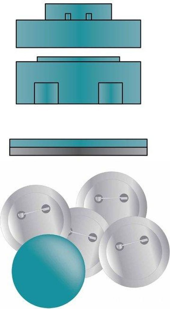 We R Memory Keepers | Button press Einsatz groß Ø58mm