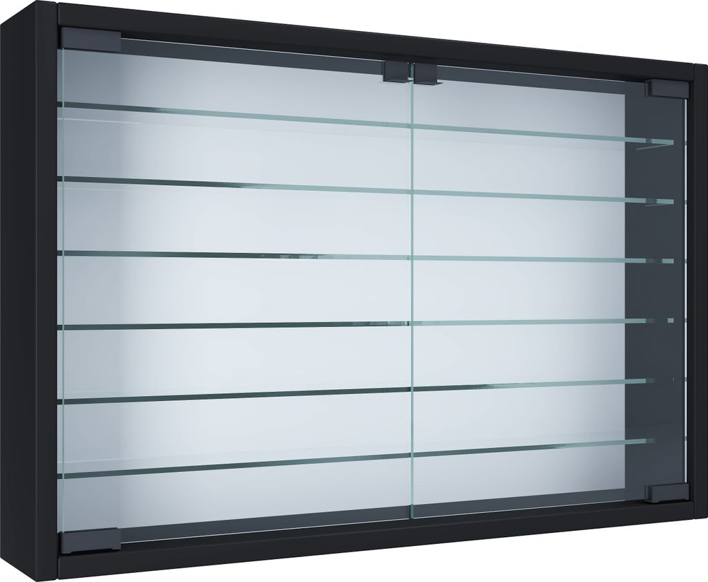 VCM / Verre d'affichage suspendu / Verre de vitrine avec Image du produit 
