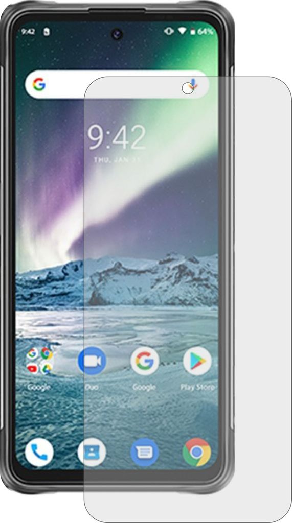 2x Umidigi Bison GT Premium Panzerfolie 7H Schutzfolie Antibakteriell Antischock