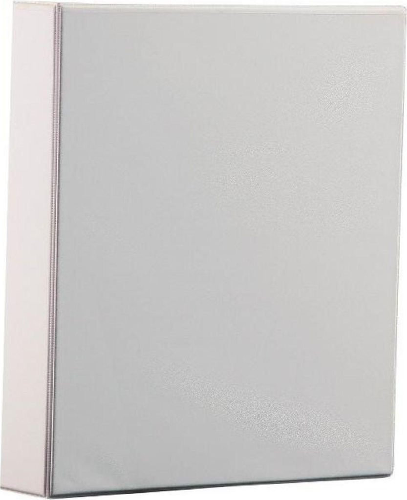 Ringbuch A4 mit Front- und Rückentasche 55mm 4 Ringe Farbe/Stück weiss