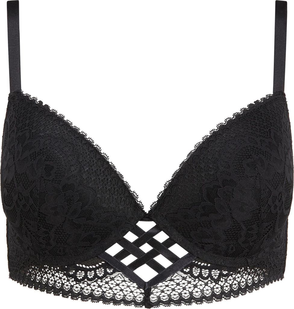 LASCANA Push-up-BH schwarz Größe 70 Cup A