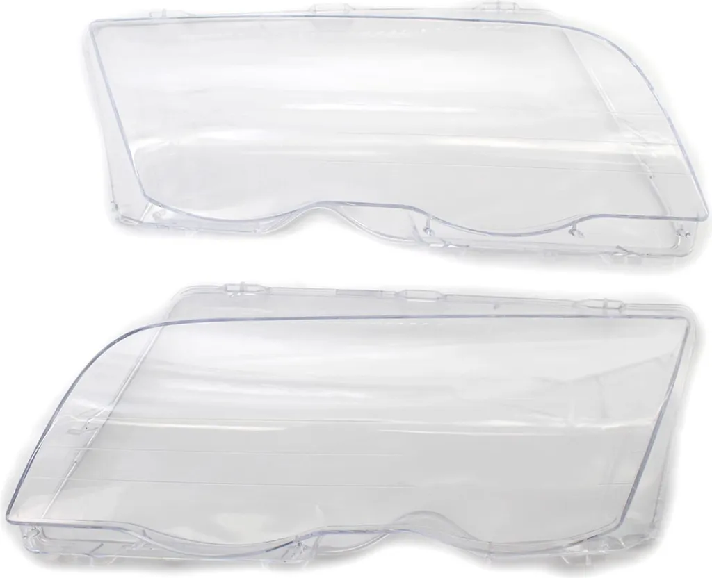 Kit 2 Lenti Copri Faro BMW E46 Berlina 1998-2001 | Ricambio UV Resistant