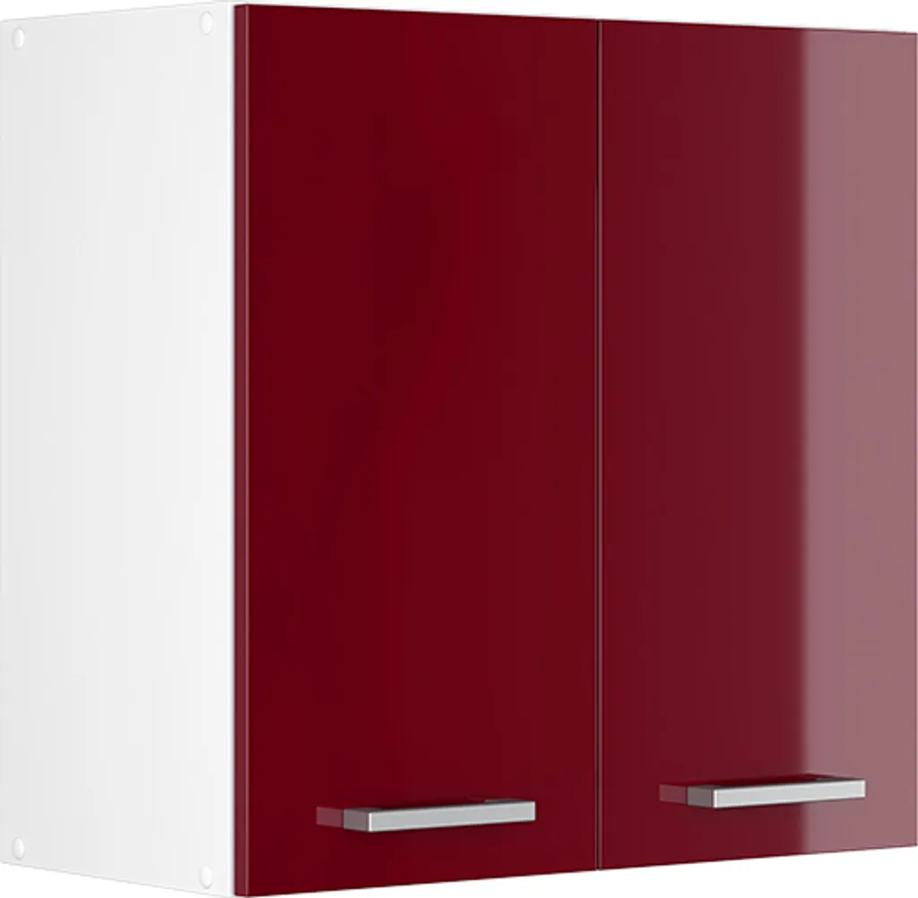 Pensile Cucina Moderno Vicco R-Line 60cm Bordeaux/Bianco - Design Top