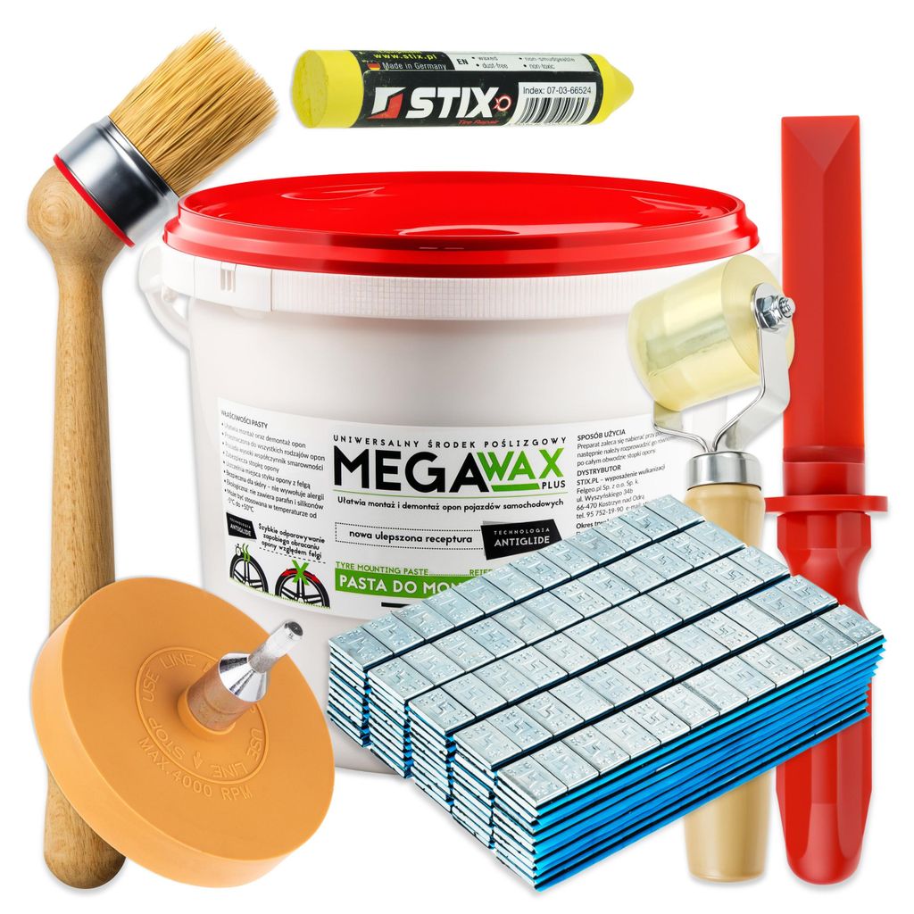 STIX ZW 10 set per il montaggio di pneumatici 7 pezzi pasta Immagine del prodotto 
