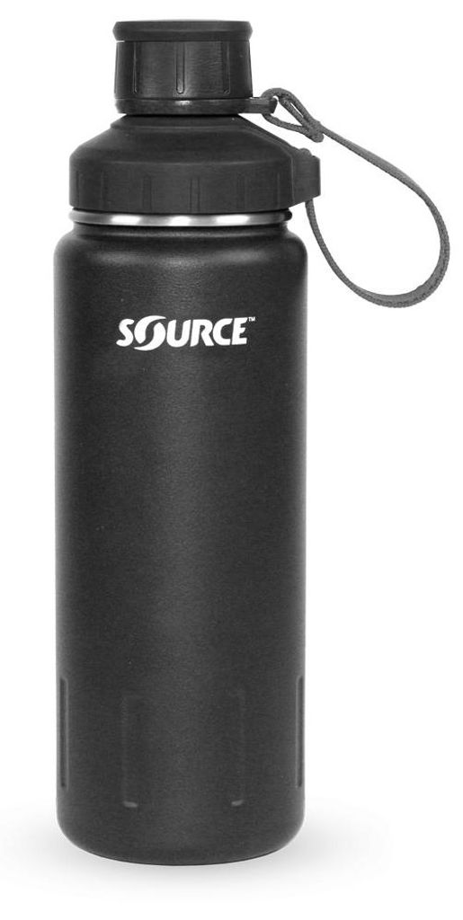 Terrain Stainless Steel Bottle Volumen 0,7 Farbe carbon black