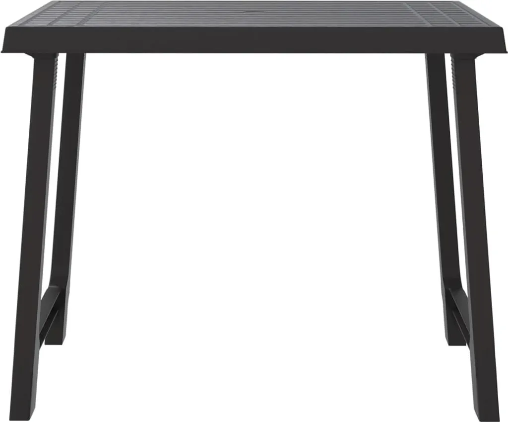 Table de pique-nique anthracite en polypropylène pour extérieur 79 cm - 3
