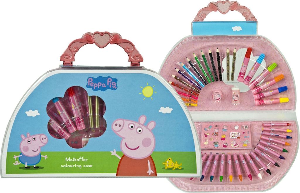 Peppa Pig - Výtvarný kufřík 51 ks Obrázek produktu 
