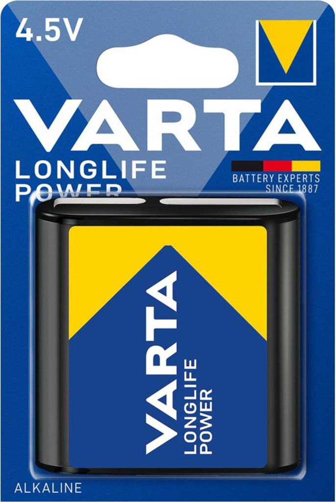 Varta -4912/1, Batéria na jedno použitie, Alkalický, 4,5 V, Obrázok produktu 