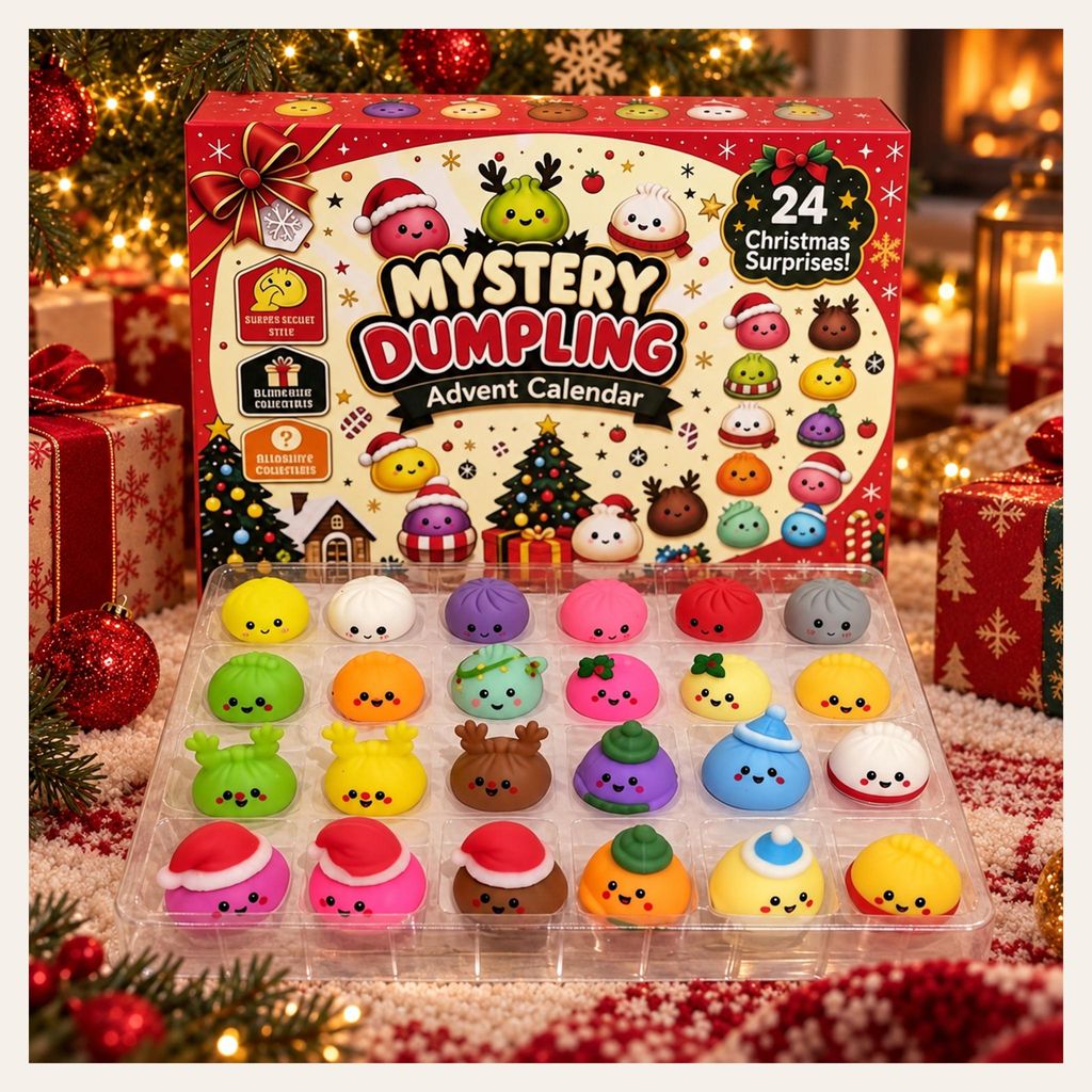 Squishy Adventskalender mit 24 TPR-Figuren in 12 Produktbild 