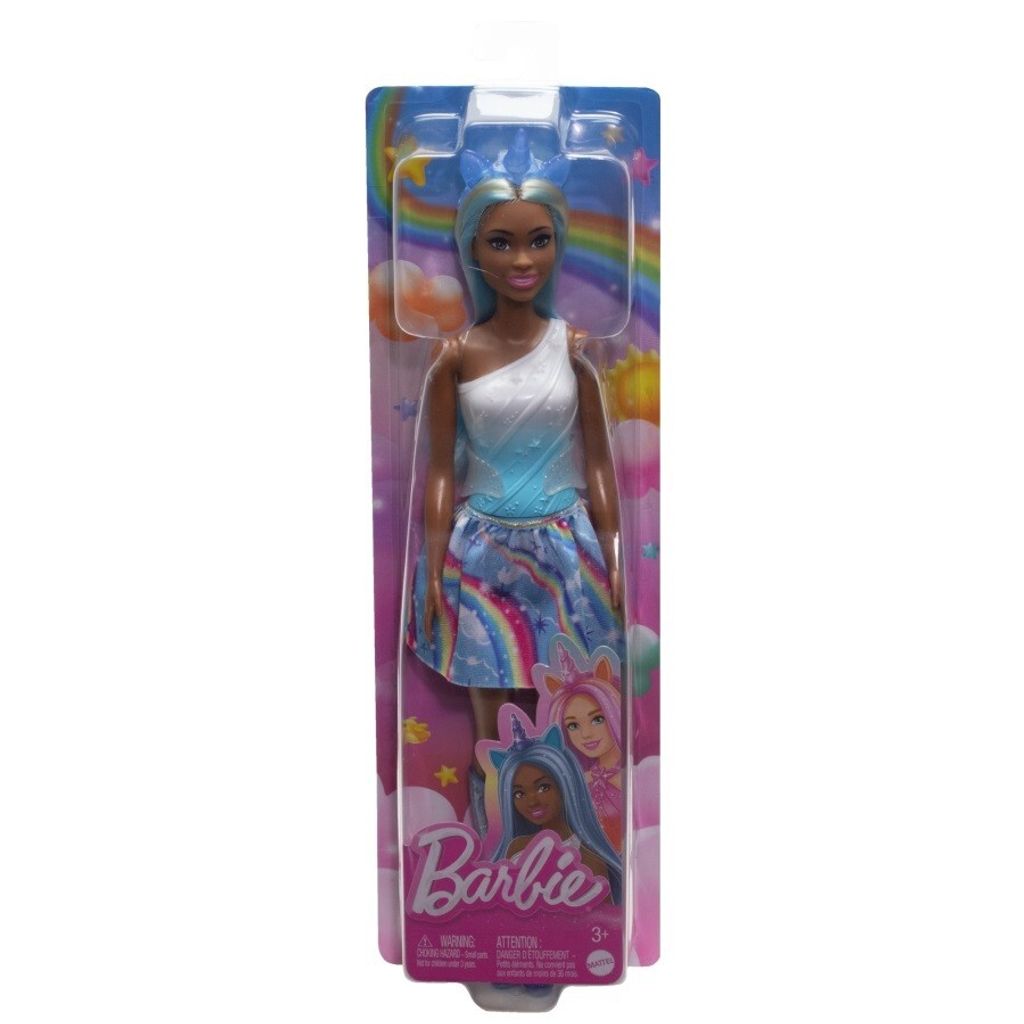 Barbie A Touch of Magic Einhorn Puppen mit Fantasiehaaren, Produktbild 