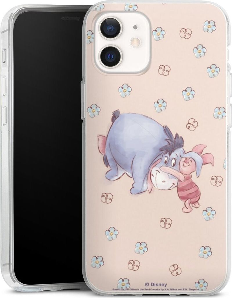 DeinDesign Handyhülle für Apple iPhone 12 Pro Silikon Hülle Case Smartphone Schutzhülle Disney Esel Winnie Puuh Ferkel