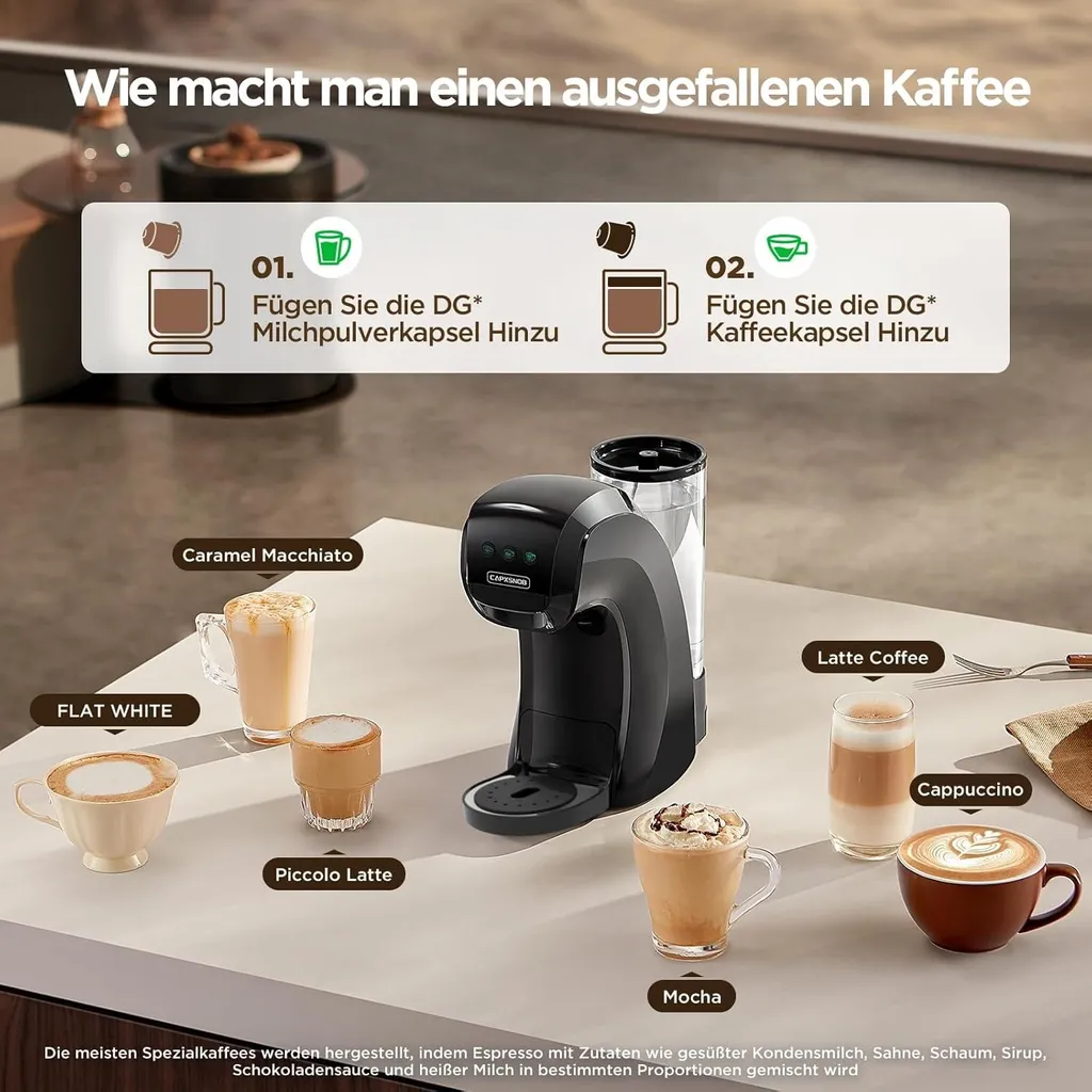 Machine à café compacte 5 en 1 idéale pour bureau et petits espaces 5en1 - 5