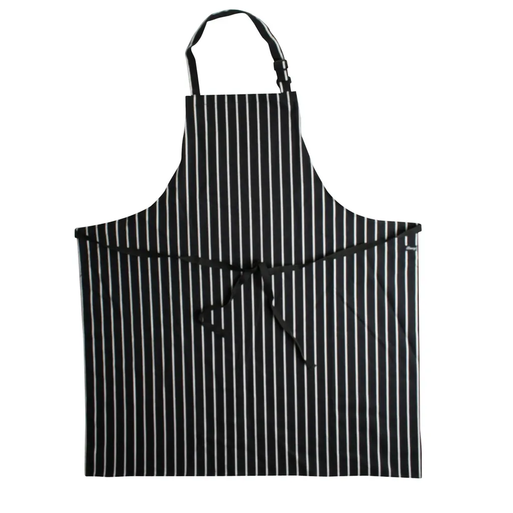 Dennys Grembiule Professionale PC6296 a Righe Blu Navy e Bianco