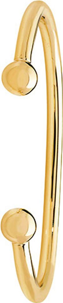 Eleganter 9 Karat (375) Gold Damen - Torque Armreif - 4mm, 20 Gramm; TRS20504
